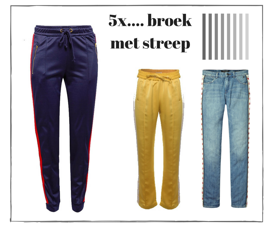 Broek met streep